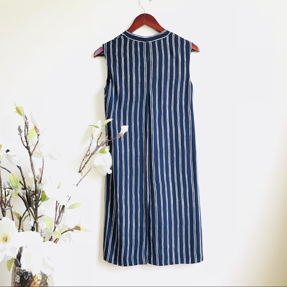3/25$ Ann Taylor stripes print sheath dress - Picture 4 of 7